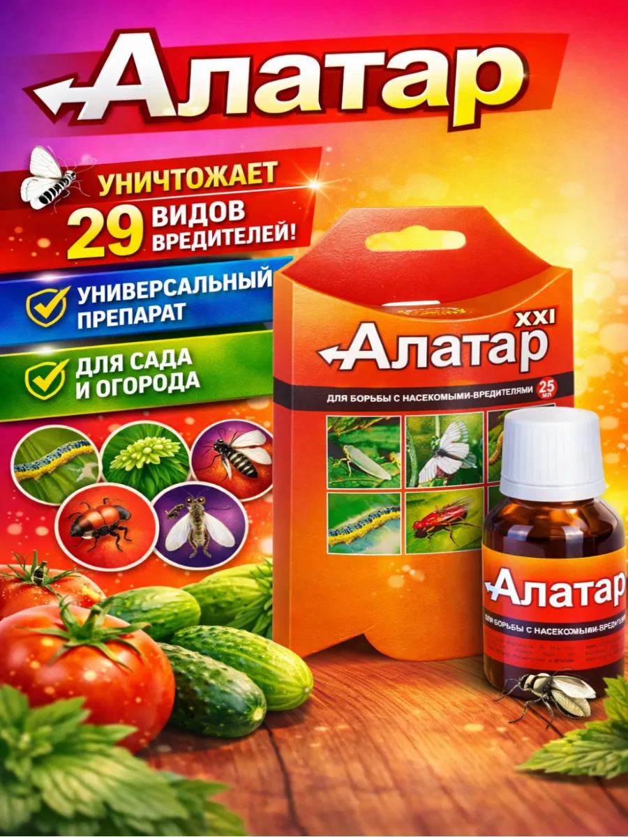 Алатар от вредителей двойной удар