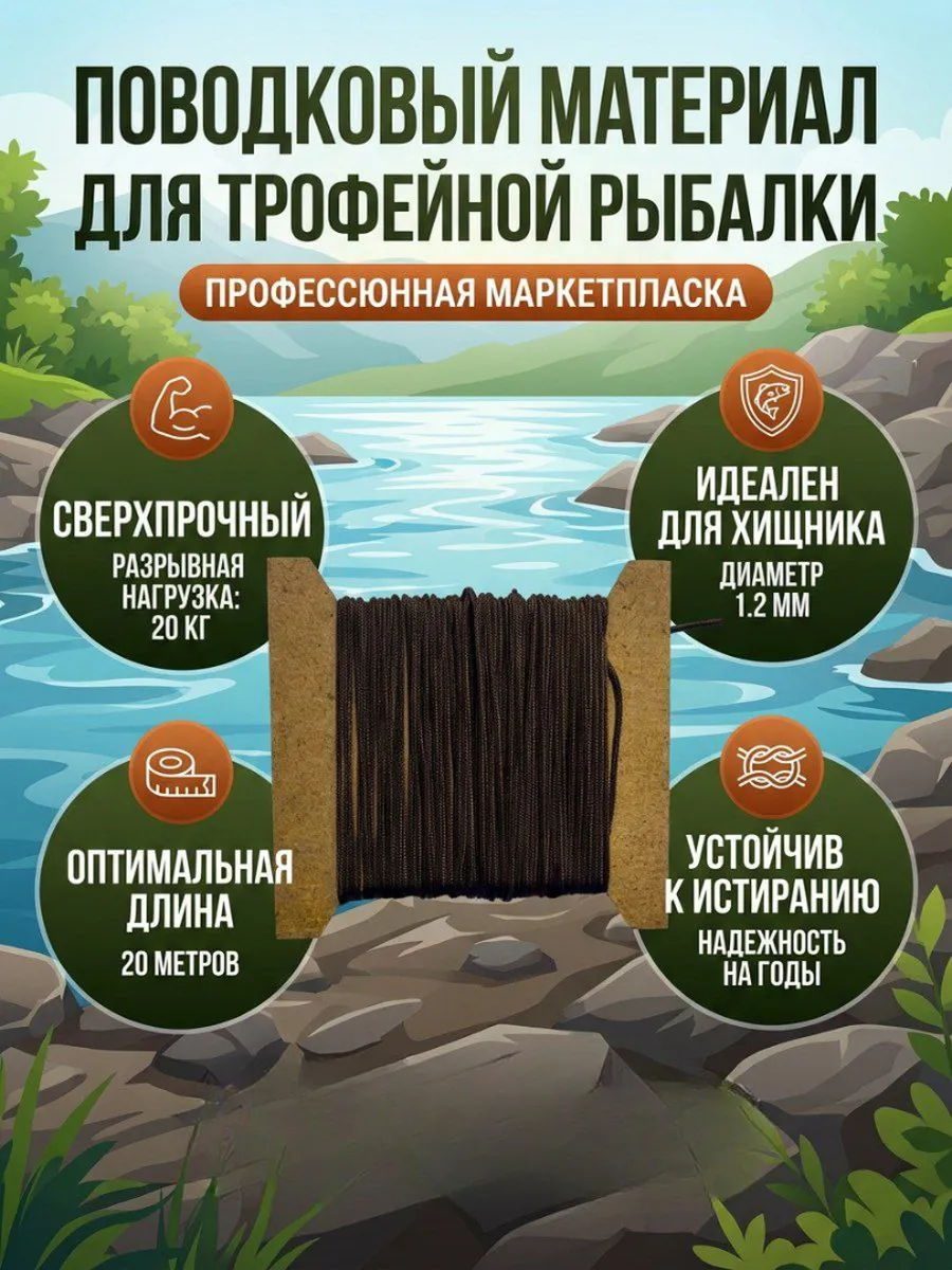 Поводковый материал для рыбалки
