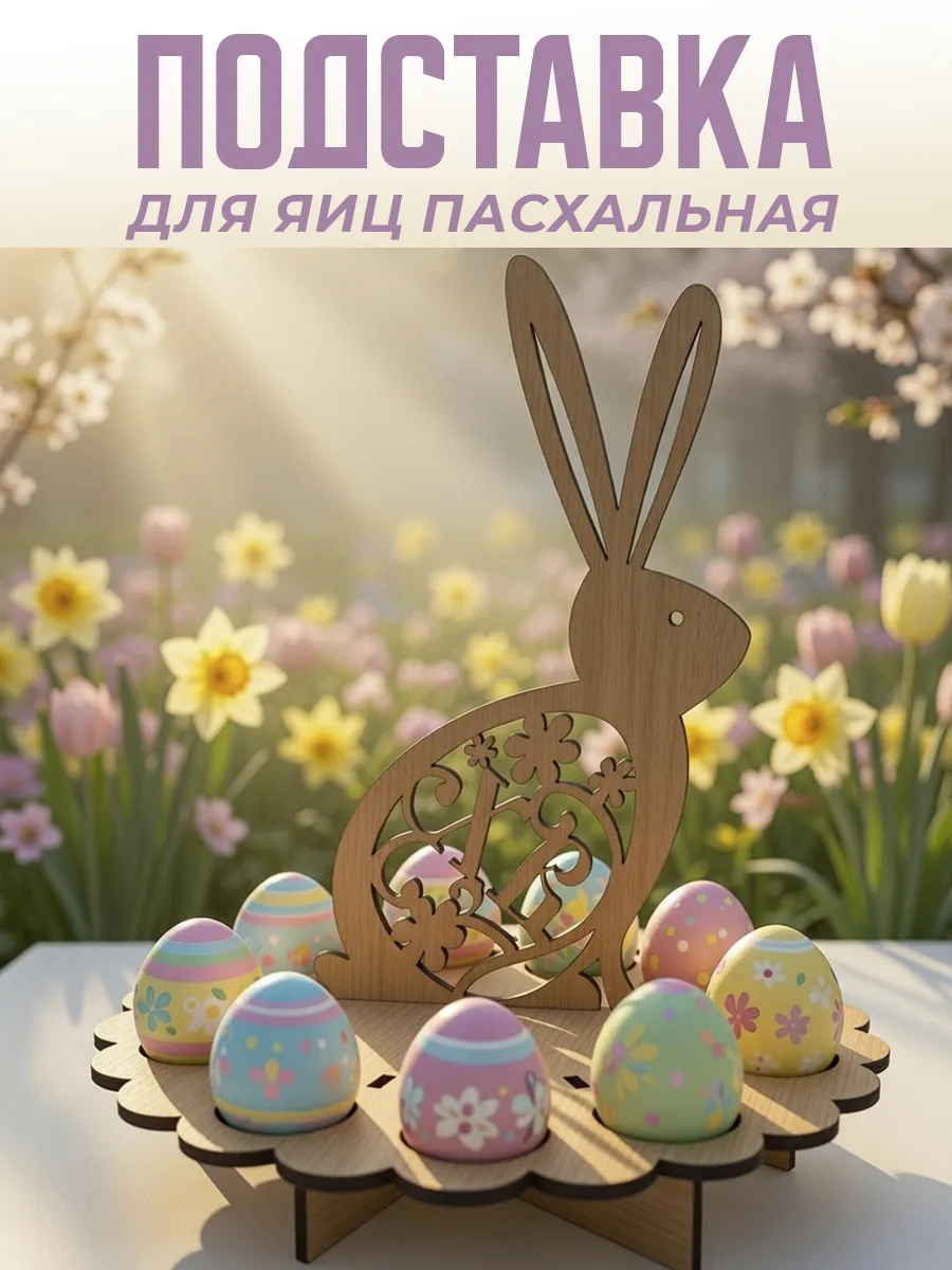 Подставка для яиц пасхальная