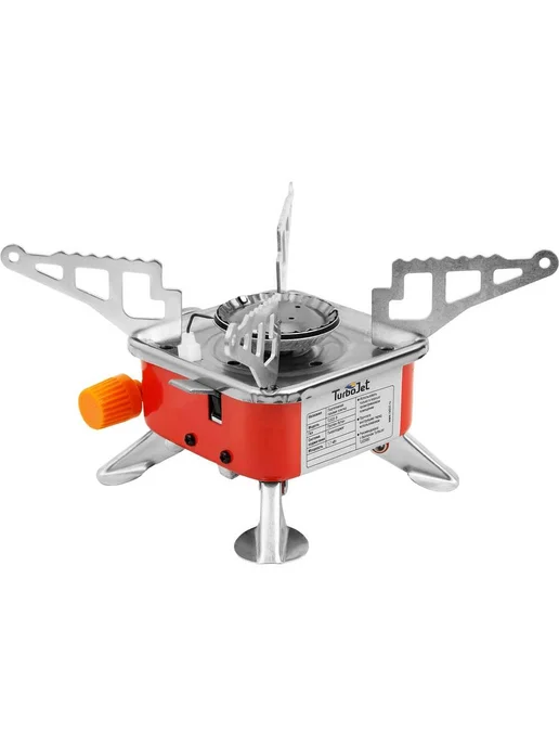 TurboJet Портативная газовая плитка TJ322-B, красный