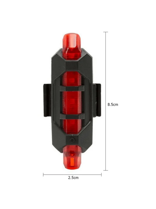 2x LED фонарь для электросамоката M365 Pro, красн, красный, фото 7