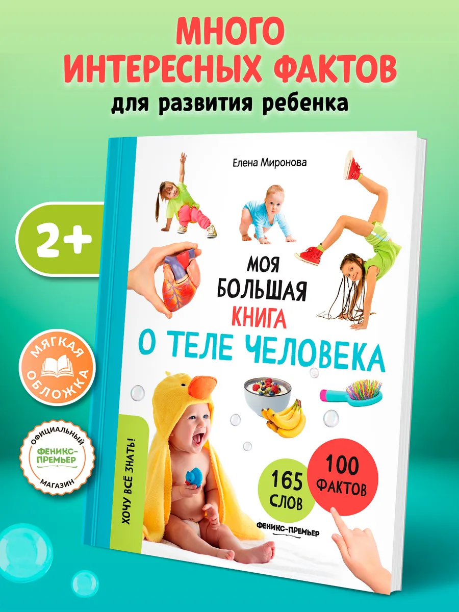 Моя большая книга о теле человека : Мягкая обложка