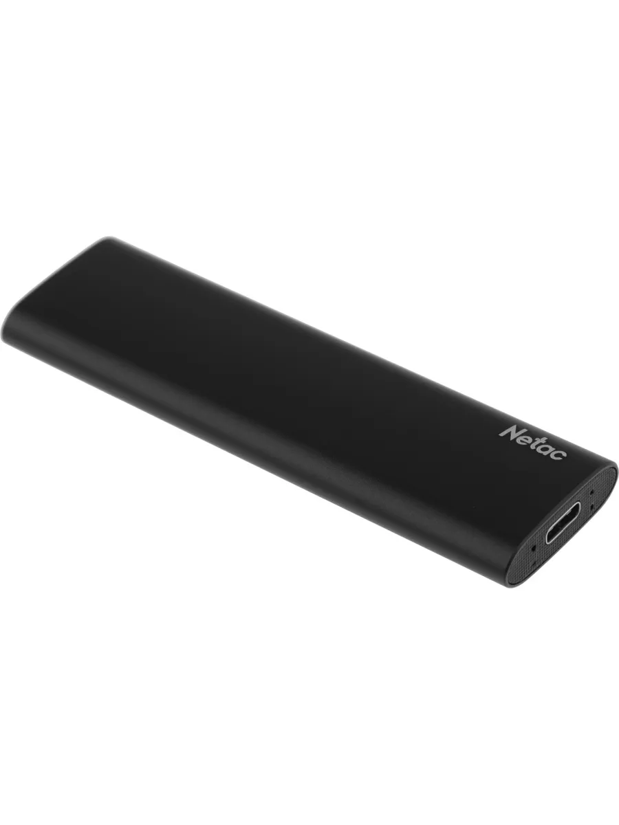 NETAC Накопитель SSD USB-C 250GB NT01ZSLIM-250G-32BK Z Slim черный