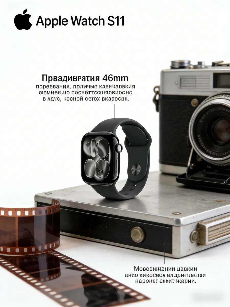 Apple Watch S11 46mm Часы с отличным звуком