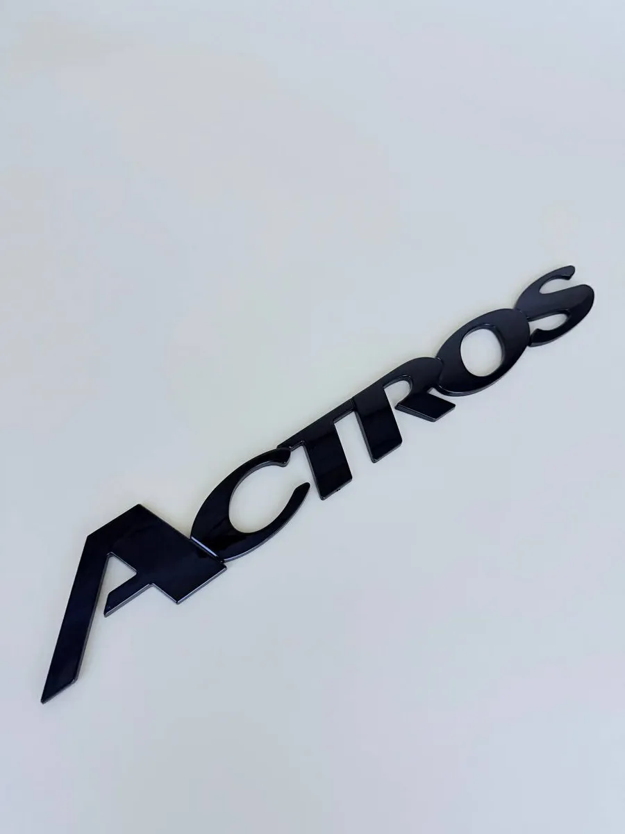 Надпись наклейка на багажник Mercedes Actros Black 39см