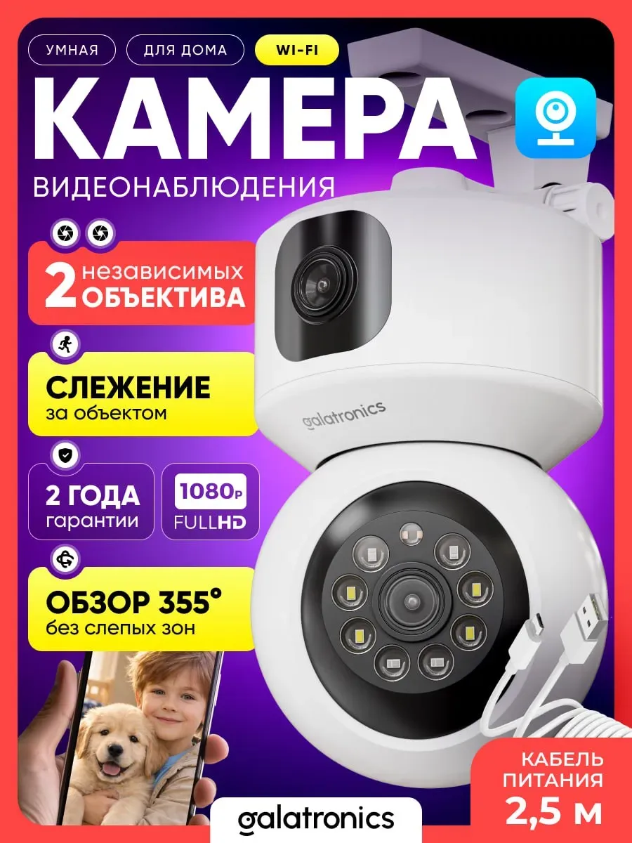 Камера видеонаблюдения для дома wi-fi видеоняня