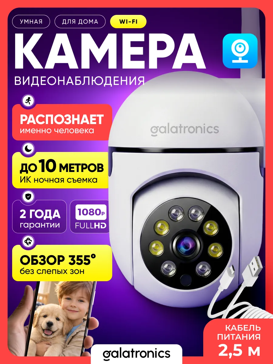 Камера видеонаблюдения для дома wi-fi