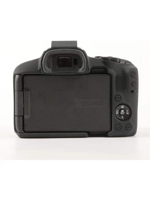 Чехол силиконовый для Canon EOS M50 черный, черный, фото 2