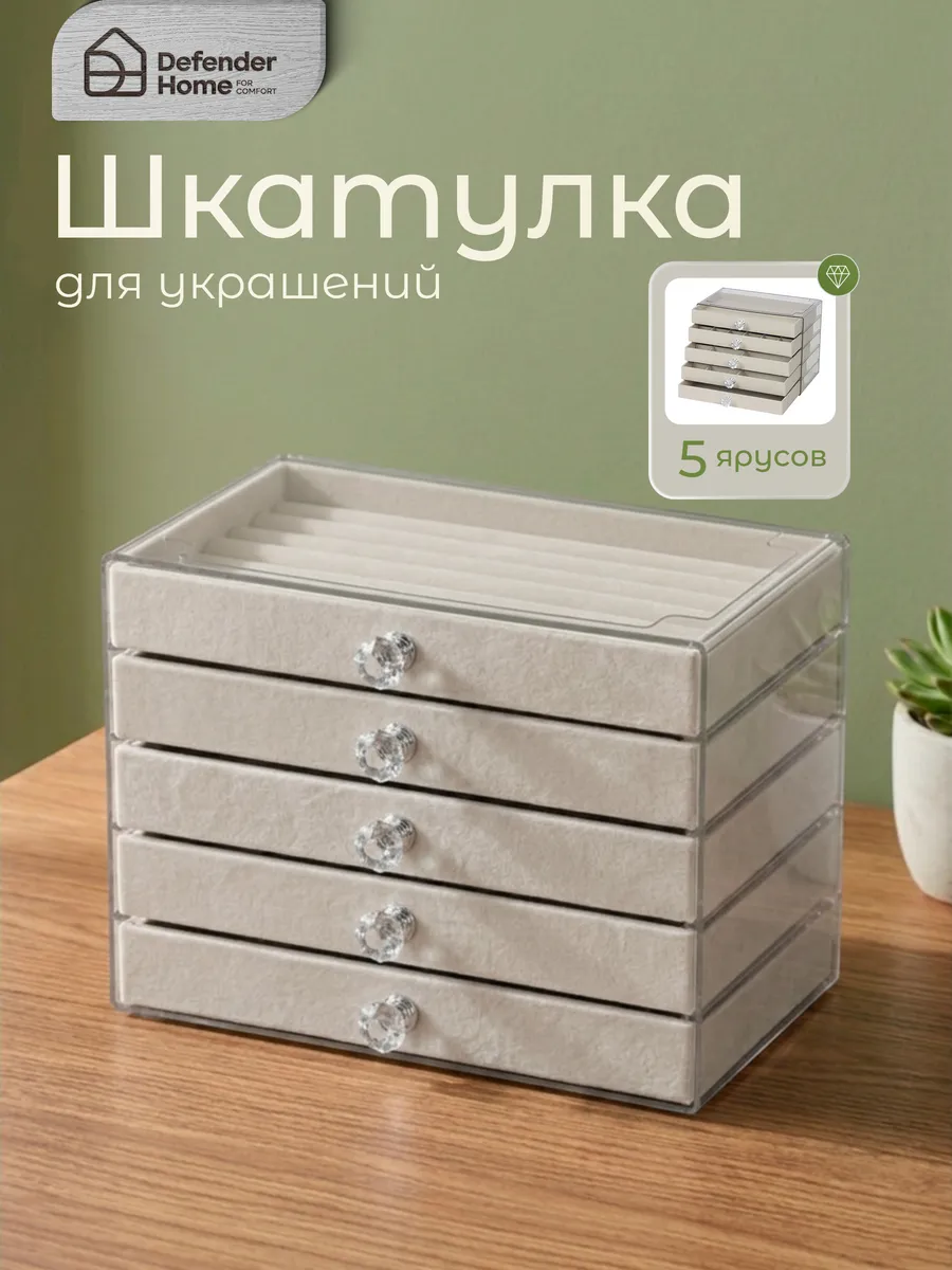 Органайзер для хранения украшений и бижутерии