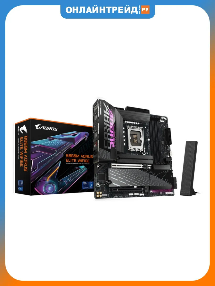 Gigabyte Материнская плата B860M A ELITE WIFI6E (LGA1851, mATX)