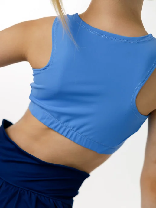 Selas Sport Топ V розовый неон, голубой, фото 8