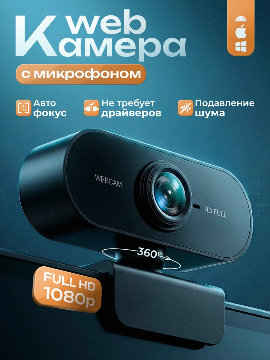 Веб камера для компьютера с микрофоном