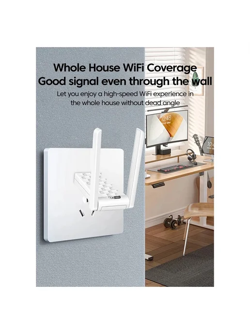 USB WiFi Repeater Wireless Signal Extender 2.4G 300Mbps, 2,4 г, фото 3