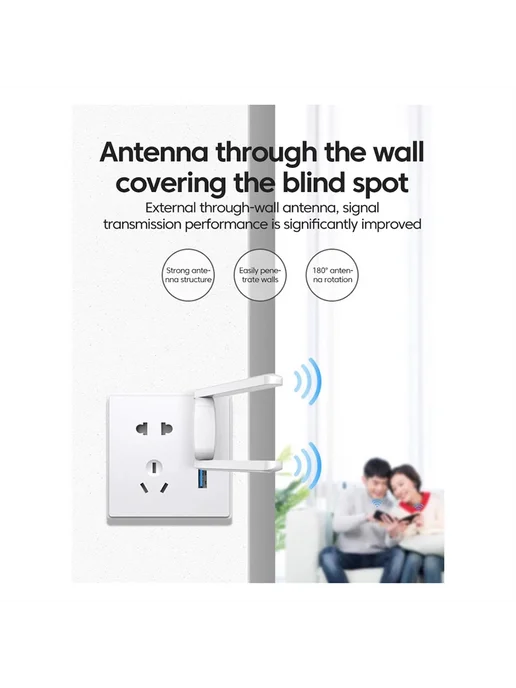 USB WiFi Repeater Wireless Signal Extender 2.4G 300Mbps, 2,4 г, фото 4