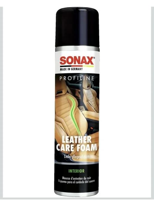 SONAX Пена для кожи Profiline Leather Care Foam 400мл, 400 мл, фото 2