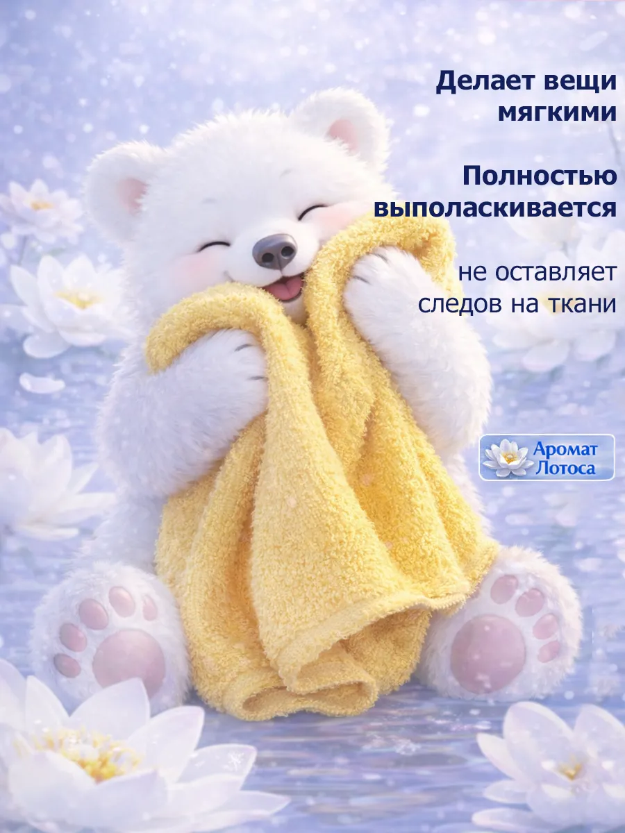 Гель для стирки BEAR 5л лотос фото 4