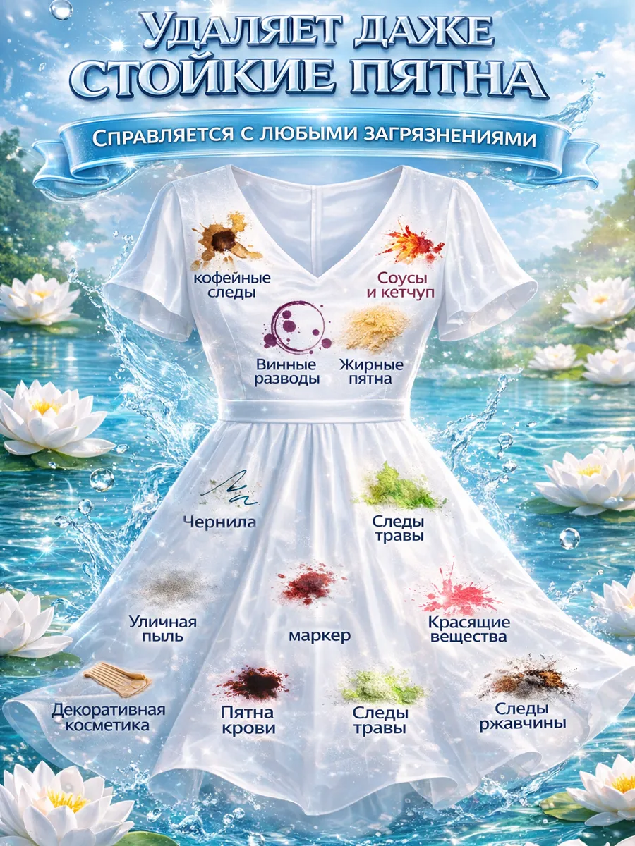 Гель для стирки GLANZ 5л лотос фото 4