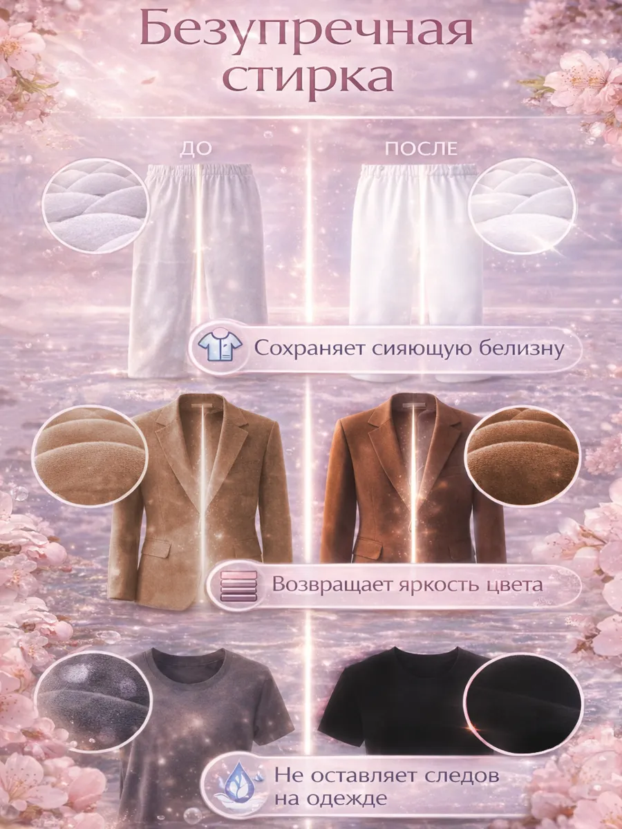 Гель для стирки MARY 5л сакура фото 6