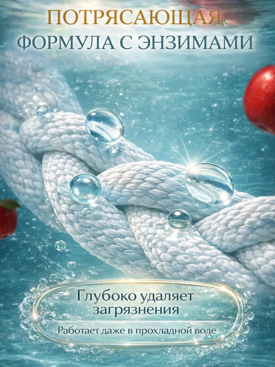 Гель для стиркиMARY 5л яблоко фото 3