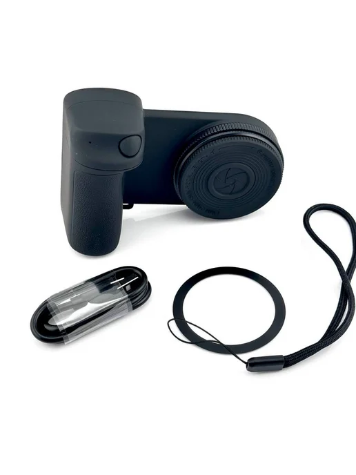 Зат1 Магнитная селфи-лампа для телефона с Bluetooth, черный, фото 4