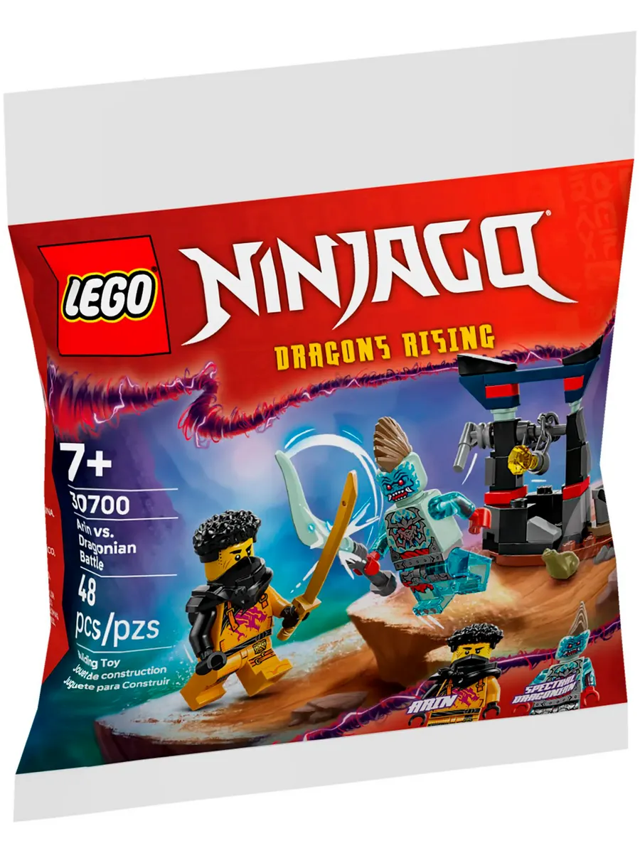 Конструктор NINJAGO 30700 Битва Арина и Драгона