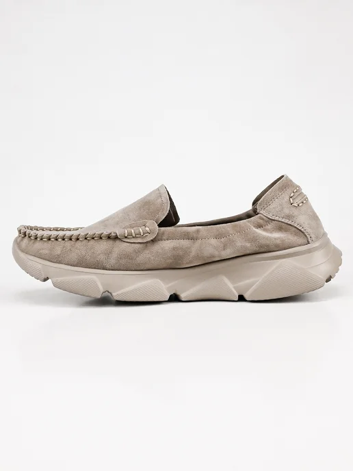 NN_ShoeS Мокасины женские весенние-летние натуральная замша, коричневый, фото 8