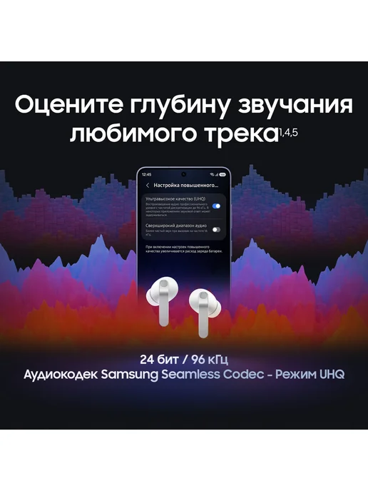 Samsung Беспроводные наушники Galaxy Buds 4 Pro, белый, в упаковке 200 г, фото 7