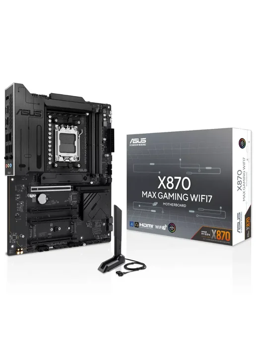 Asus Материнская плата X870 MAX GAMING Wi-Fi7, AM5, черный