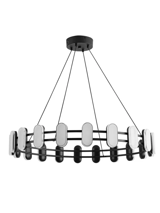 LUMION Люстра подвесная OVELA 8342 40L 220V IP20 черный LED, 40 л