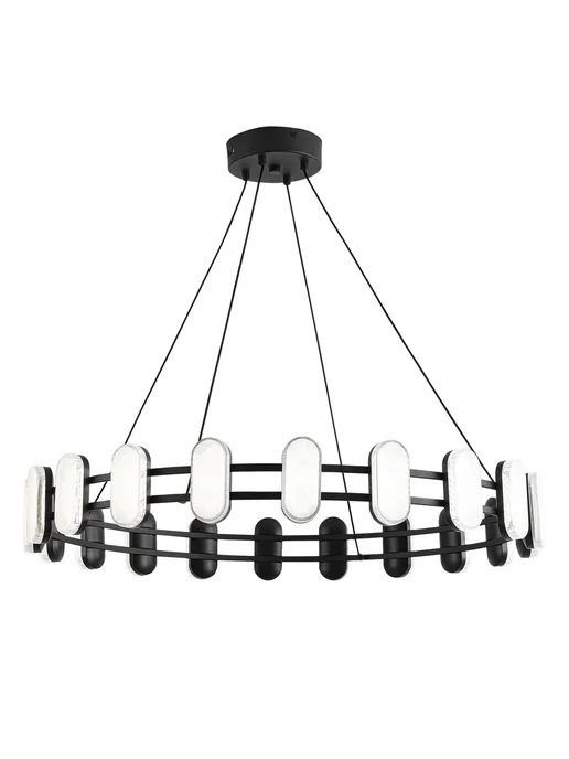 LUMION Люстра подвесная OVELA 8342 40L 220V IP20 черный LED, 40 л, фото 3