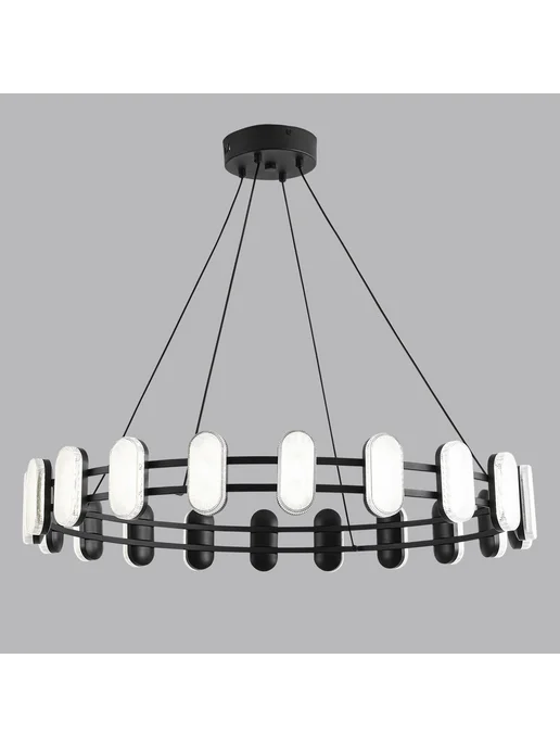 LUMION Люстра подвесная OVELA 8342 40L 220V IP20 черный LED, 40 л, фото 4