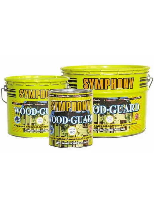 Symphony Антисептик водный Wood Guard 0,9 л, 900 мл, фото 2
