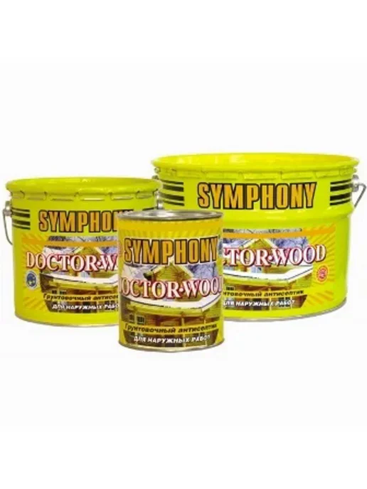 Symphony Антисептик грунтовочный Doctor-wood 0,9 л, 900 мл