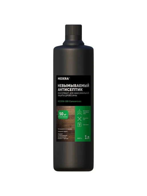 MEDERA Антисептик 100 концентрат 1 10 Зеленовато-фисташковый 1 л, 1 л