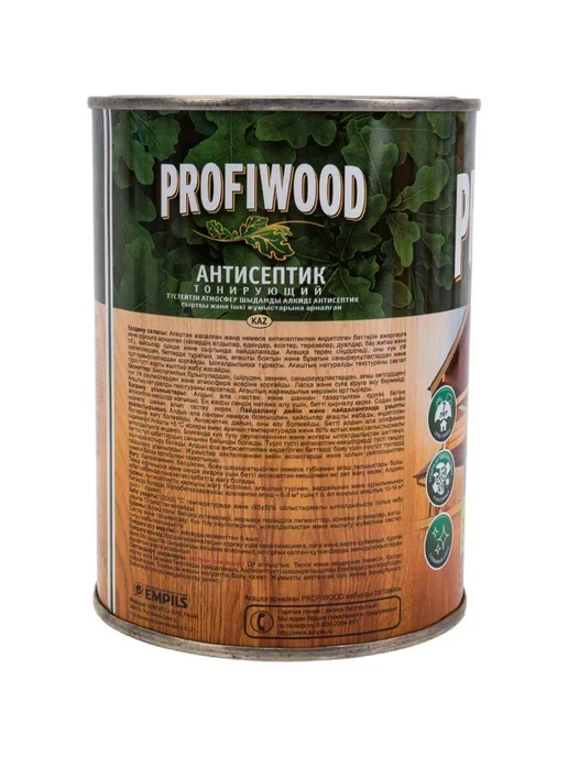 Profiwood Антисептик тонирующий 2 в 1 Орегон 0,8 л 0,7 кг, 800 мл, 700 г, фото 3