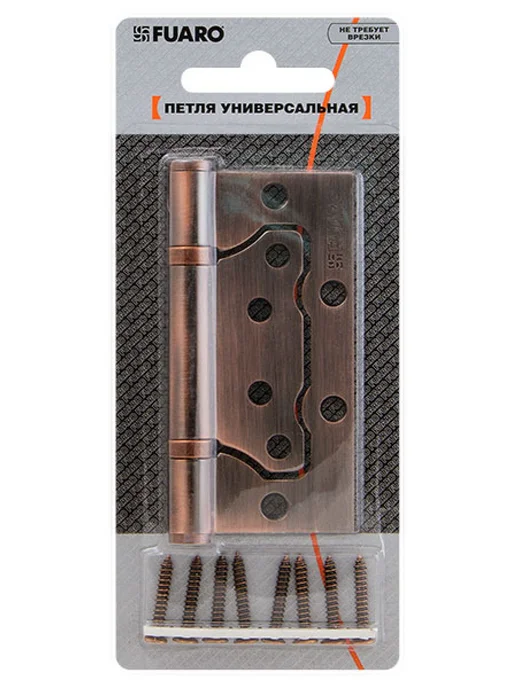 FUARO Петля без врезки IN4500W-BL SN (500-2BB BL 100x2,5), 100x2.5, фото 3