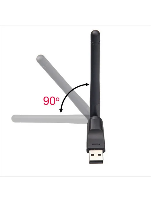 USB Wi-Fi адаптер 150 Мбит с, 2.4 ГГц, с антенной, вариант, фото 2