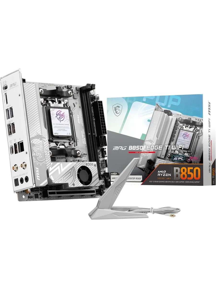Материнская плата MPG B850I EDGE TI Wi-Fi, AM5 MSI 851517466 купить за 28 783 ₽ в интернет‑магазине Wildberries