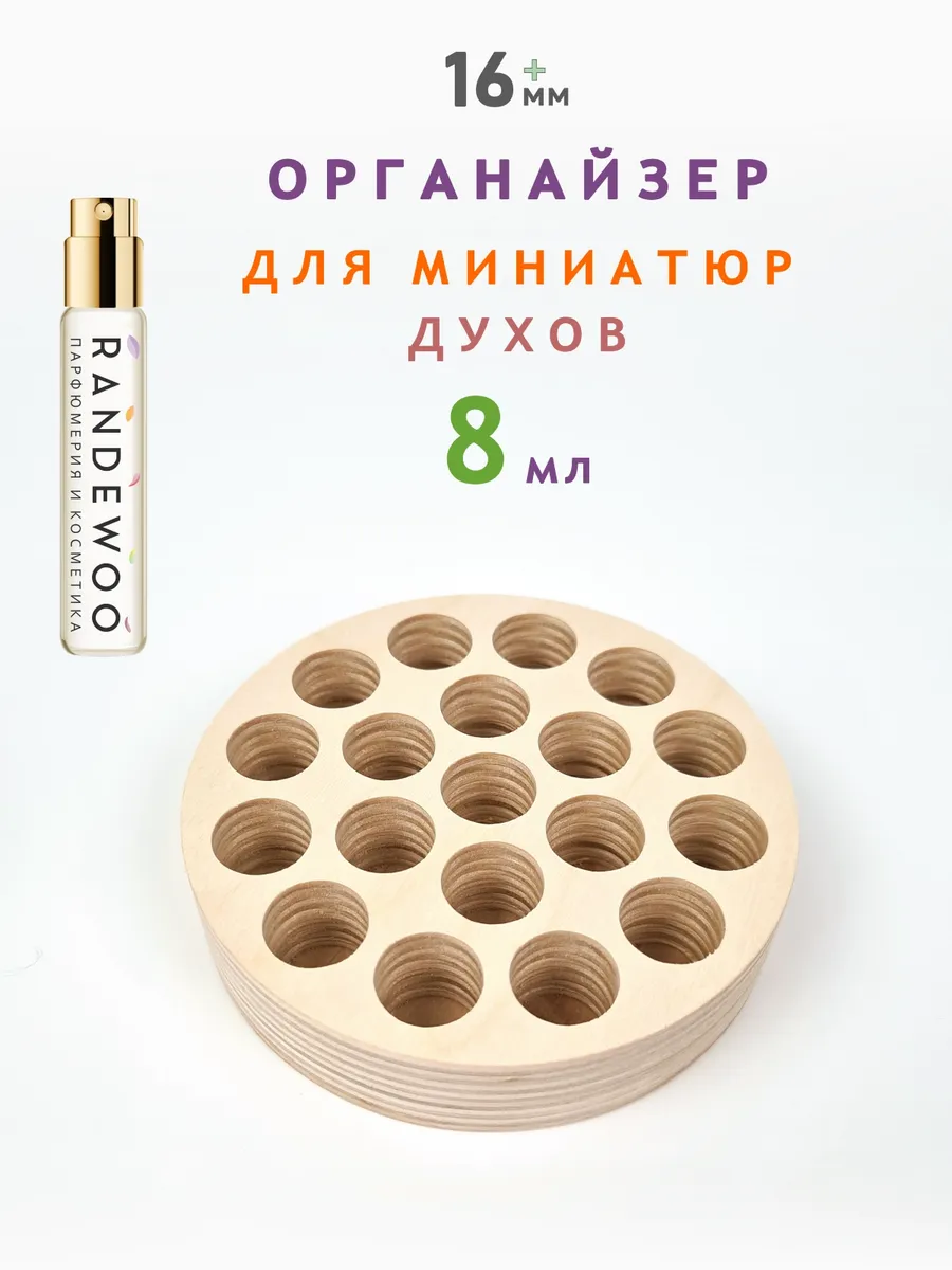 Органайзер 16 для миниатюр духов 8 мл