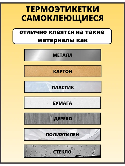 Термоэтикетки 75х120, 3 рулона, ТОП, 75x120, фото 3