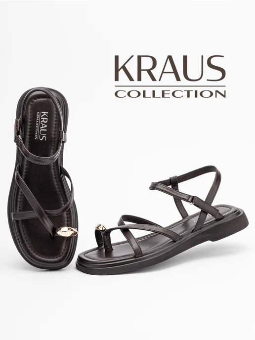 KRAUS Collection Сандалии женские летние, коричневый, фото 7
