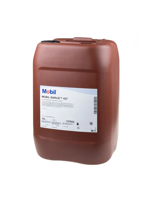 MOBIL Масло компрессорное Rarus 427 минеральное 20 л 127602, 20 л