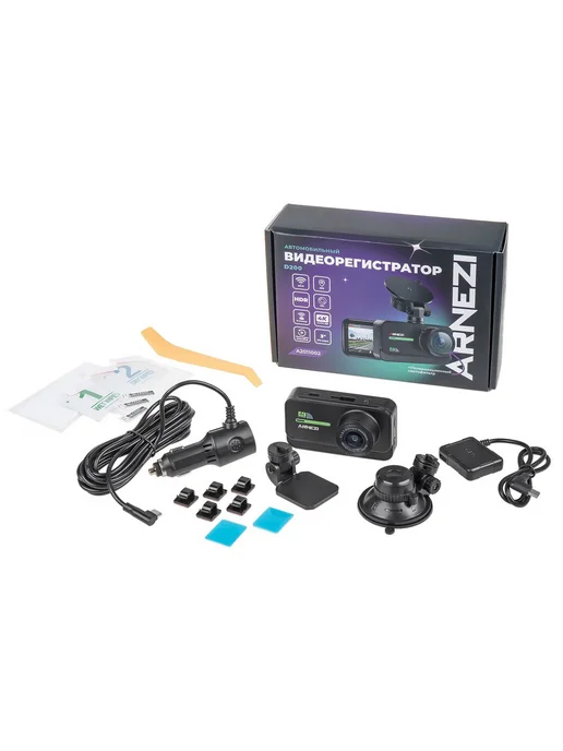 ARNEZI Видеорегистратор D200 4K Wi-Fi GPS CPL Max Вт, вариант, фото 2