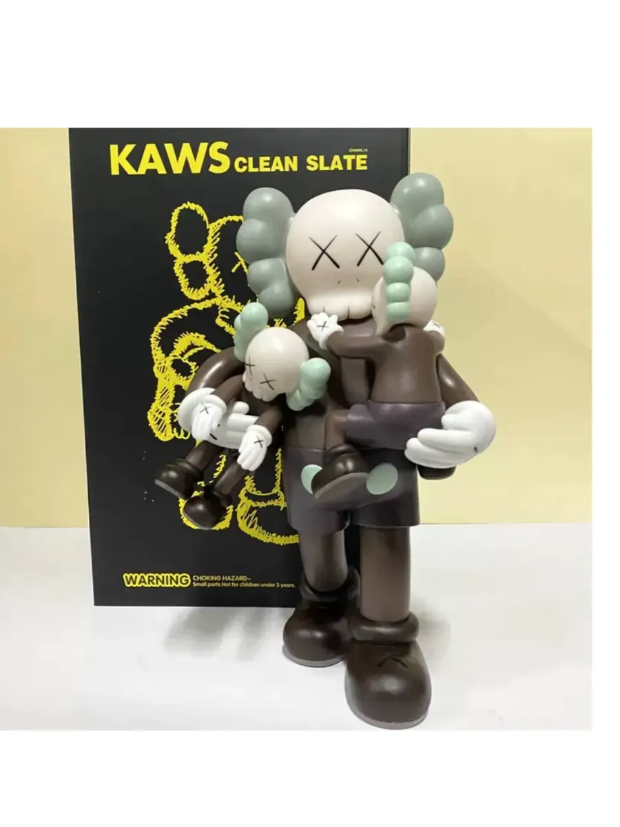 Коллекционная Фигурка Kaвс 40см "Clean Slate", коричневый