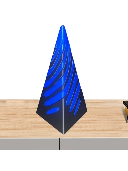 3D Spiral игрушка антистресс, фиджет, пасс через пирамиду, с, вариант, фото 3