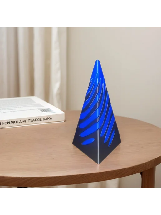 3D Spiral игрушка антистресс, фиджет, пасс через пирамиду, с, вариант, фото 8