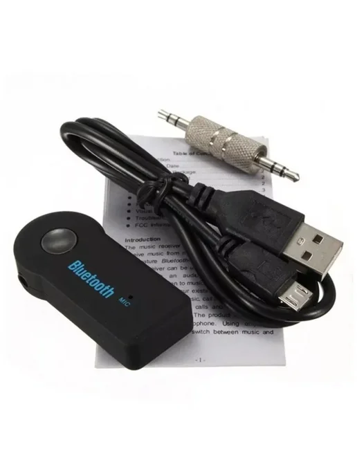 Универсальный Bluetooth-приёмник для звуковой передачи, черный, фото 3
