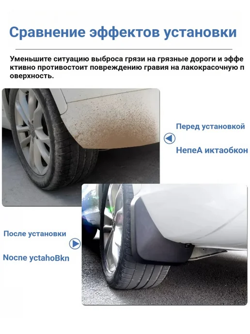 Брызговик для 2019 Honda Odyssey MPV Смешанная версия 4 шт, 4 шт, фото 6