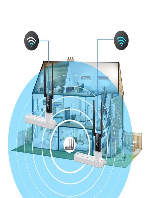 USB-адаптер Wi-Fi 300 Мбит с, 2,4 ГГц, вариант, фото 3