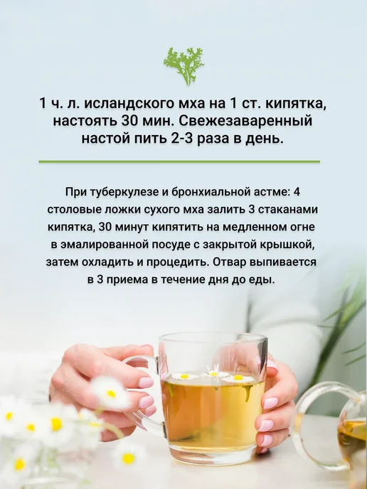 Русские корни Исландский мох цетрария, травяной сбор, 2 уп по 25 г, 25 г, фото 3